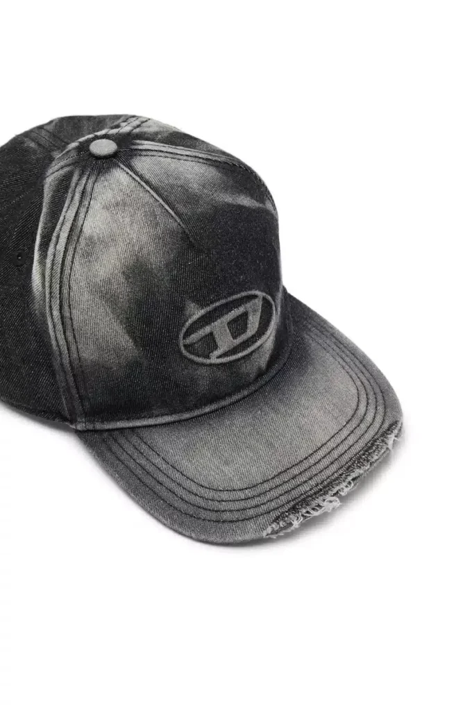 c-seymon-black Șapcă de baseball din denim distrus