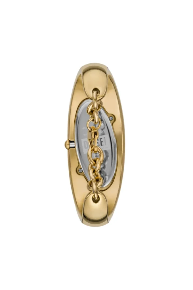 Ceas dz5608 Ceas Wonder-D cu două ace din oțel inoxidabil auriu