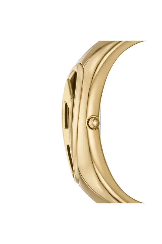 Ceas dz5608 Ceas Wonder-D cu două ace din oțel inoxidabil auriu
