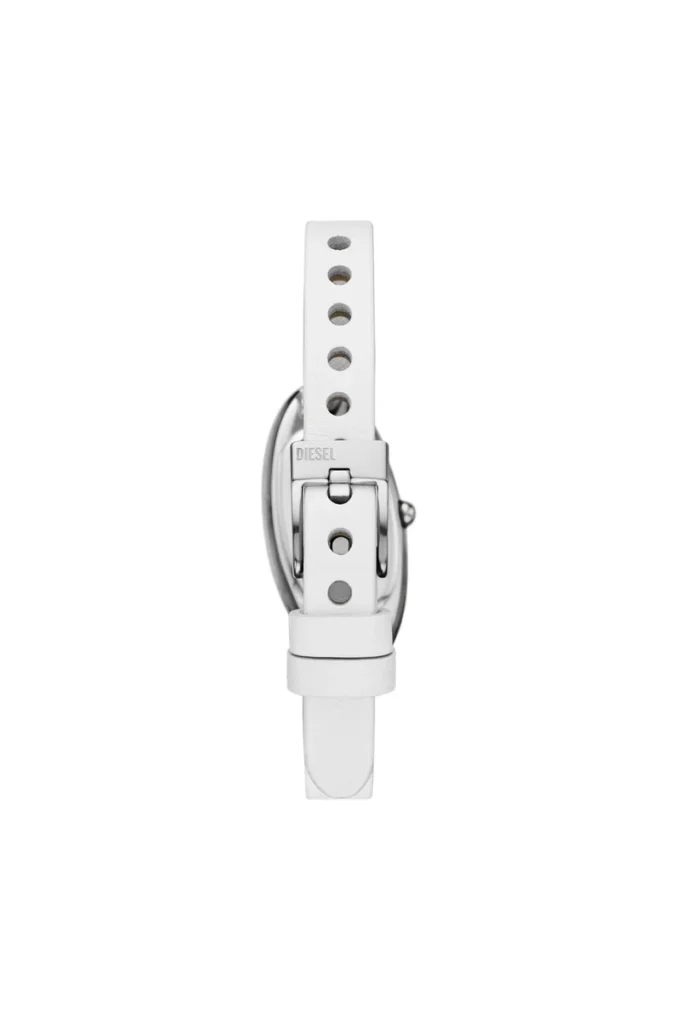 Ceas dz5613 Ceas D-Era cu două ace din piele albă Ceas dz5613 Ceas D-Era cu două ace din piele albă