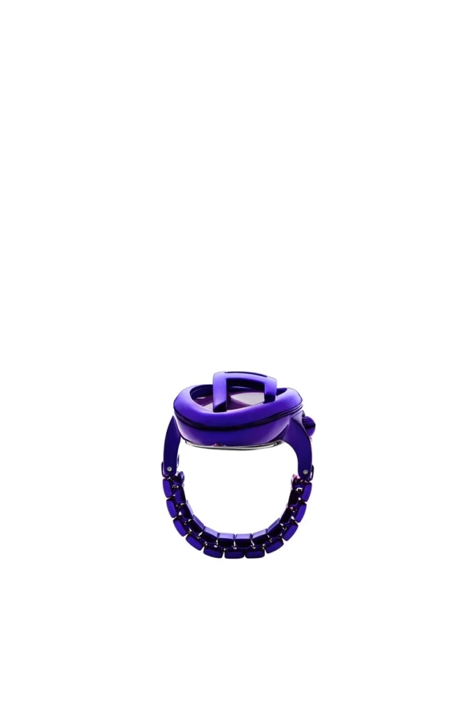 Ceas dz5624 Ceas cu inel din oțel inoxidabil D-Era violet