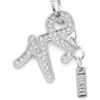 Charm Capricorn Charm metalic Capricorn cu strasuri Charm Capricorn Charm metalic Capricorn cu strasuri