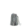 charm-d bucket s Geantă tip sac Charm-D S-Mini din denim matlasat cu model argyle