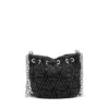 charm-d bucket s Geantă tip sac Charm-D S-Mini din denim matlasat tratat