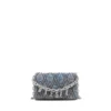Charm-D curea pentru portofel Portofel din denim matlasat cu model argyle
