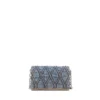 Charm-D curea pentru portofel Portofel din denim matlasat cu model argyle
