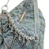 charm-d hobo Geantă Charm-D-Large din denim matlasat cu model argyle