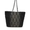 charm-d shopper m Geantă Charm-D-Tote din denim matlasat charm-d shopper m Geantă Charm-D-Tote din denim matlasat