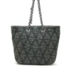 charm-d shopper m Geantă Charm-D-Tote din denim matlasat charm-d shopper m Geantă Charm-D-Tote din denim matlasat