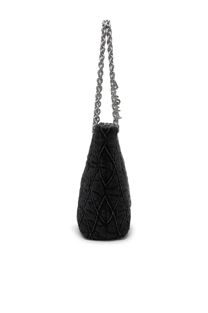charm-d shopper m Geantă Charm-D-Tote din denim matlasat charm-d shopper m Geantă Charm-D-Tote din denim matlasat