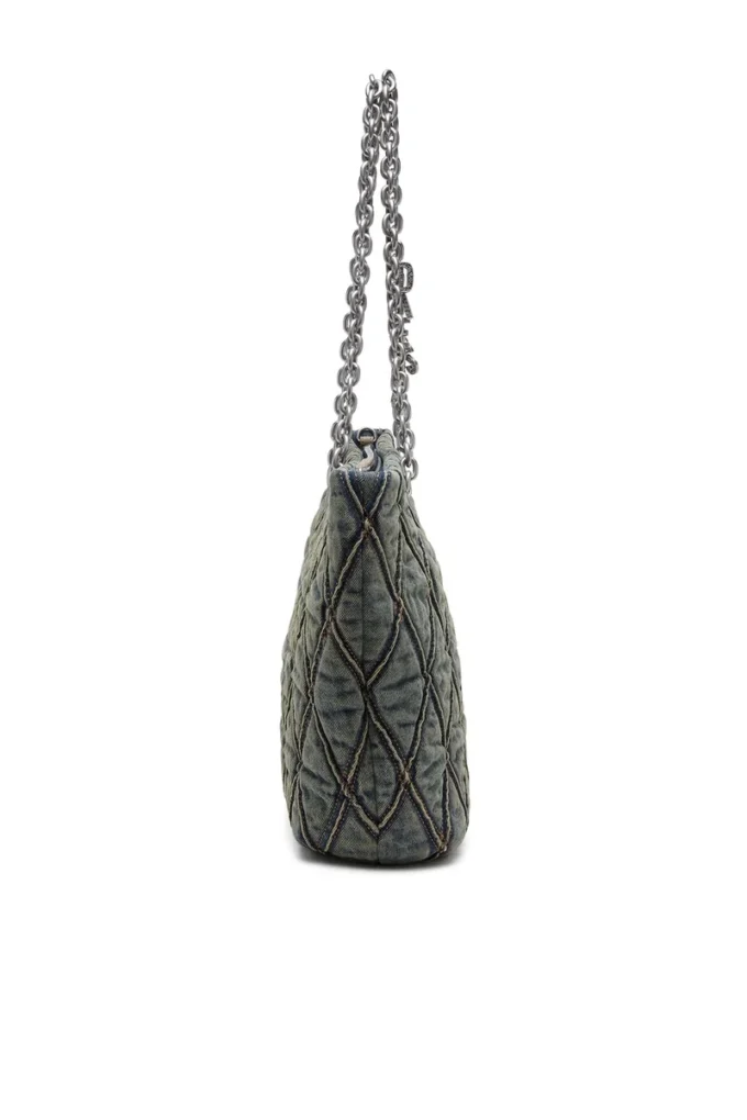 charm-d shopper m Geantă Charm-D-Tote din denim matlasat charm-d shopper m Geantă Charm-D-Tote din denim matlasat