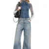 charm-d shoulder m Geantă de umăr Charm-D M din denim matlasat charm-d shoulder m Geantă de umăr Charm-D M din denim matlasat