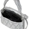 charm-d shoulder m Geantă de umăr Charm-D M din nailon metalizat matlasat charm-d shoulder m Geantă de umăr Charm-D M din nailon metalizat matlasat