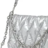 charm-d shoulder m Geantă de umăr Charm-D M din nailon metalizat matlasat charm-d shoulder m Geantă de umăr Charm-D M din nailon metalizat matlasat