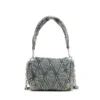 charm-d shoulder s Geantă de mână Charm-D S-Small din denim matlasat
