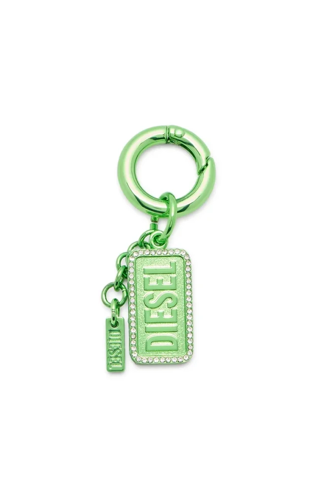 charm-diesel Breloc metalic cu logo Diesel și strasuri