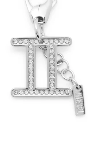 charm gemini Charm Gemini din metal cu strasuri