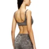 chelsea-utlt Sutien sport din nailon cu imprimeu leopard chelsea-utlt Sutien sport din nailon cu imprimeu leopard
