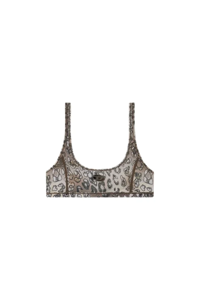 chelsea-utlt Sutien sport din nailon cu imprimeu leopard chelsea-utlt Sutien sport din nailon cu imprimeu leopard