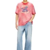 cl-t-boxt-horse Tricou din bumbac cu imprimeu grafic cu cal cl-t-boxt-horse Tricou din bumbac cu imprimeu grafic cu cal