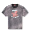 cl-t-boxt-horse Tricou din bumbac cu imprimeu grafic cu cal cl-t-boxt-horse Tricou din bumbac cu imprimeu grafic cu cal