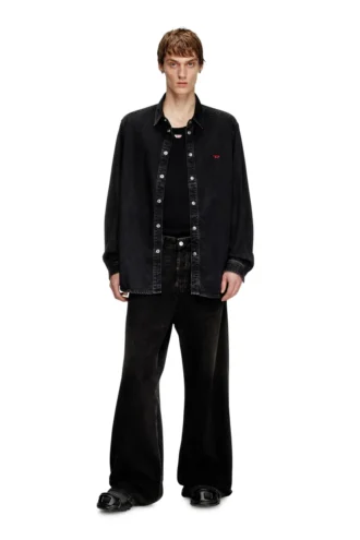 Cămașă d-simply din denim Tencel