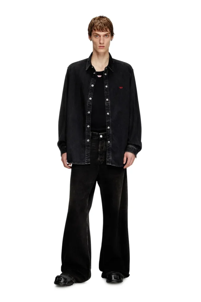 Cămașă d-simply din denim Tencel Cămașă d-simply din denim Tencel