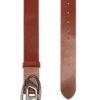 Curea din piele b-1dr de 3,9 cm cu cataramă D Curea din piele b-1dr de 3,9 cm cu cataramă D