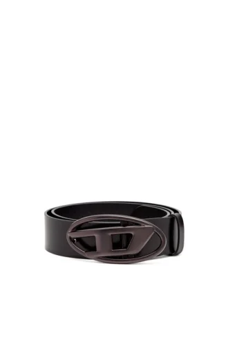 Curea din piele de 3,9 cm cu cataramă metalică ovală D Curea din piele de 3,9 cm cu cataramă metalică ovală D