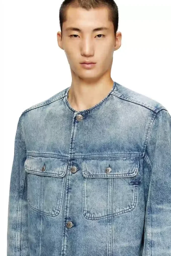 d-aberd-fsh1 Palton din denim de bumbac și cânepă tratat cu laser d-aberd-fsh1 Palton din denim de bumbac și cânepă tratat cu laser