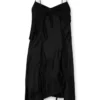 d-ancer Rochie din satin cu volane tăiate brut d-ancer Rochie din satin cu volane tăiate brut