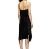 d-ancer Rochie din satin cu volane tăiate brut d-ancer Rochie din satin cu volane tăiate brut