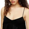 d-ancer Rochie din satin cu volane tăiate brut d-ancer Rochie din satin cu volane tăiate brut