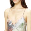 d-aria Rochie slip din viscoză cu imprimeu heraldic d-aria Rochie slip din viscoză cu imprimeu heraldic