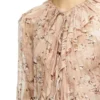 d-azzling-r1 Rochie maxi cu volane din șifon camuflat d-azzling-r1 Rochie maxi cu volane din șifon camuflat