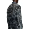 d-bla-dev-fse Blazer din denim devoré cu dungi d-bla-dev-fse Blazer din denim devoré cu dungi