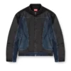 d-blenk-s Jachetă în stil biker din denim bicolor d-blenk-s Jachetă în stil biker din denim bicolor