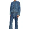 d-calur-fse Jachetă din denim cu detalii fermoar în stil motociclist d-calur-fse Jachetă din denim cu detalii fermoar în stil motociclist