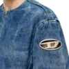 d-calur-fse Jachetă din denim cu detalii fermoar în stil motociclist d-calur-fse Jachetă din denim cu detalii fermoar în stil motociclist
