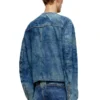 d-calur-fse Jachetă din denim cu detalii fermoar în stil motociclist d-calur-fse Jachetă din denim cu detalii fermoar în stil motociclist