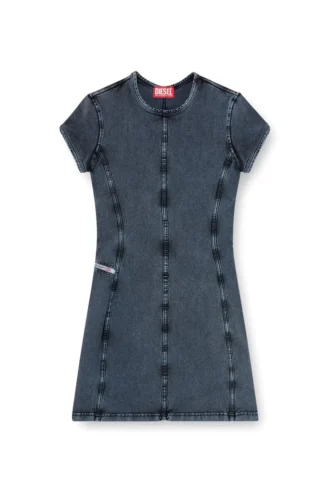 d-cupsleeves Rochie mini din jersey cu aspect denim