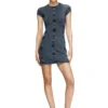 d-cupsleeves Rochie mini din jersey cu aspect denim d-cupsleeves Rochie mini din jersey cu aspect denim