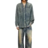 d-dewny-hood-s2 Cămașă oversize din denim marmorat