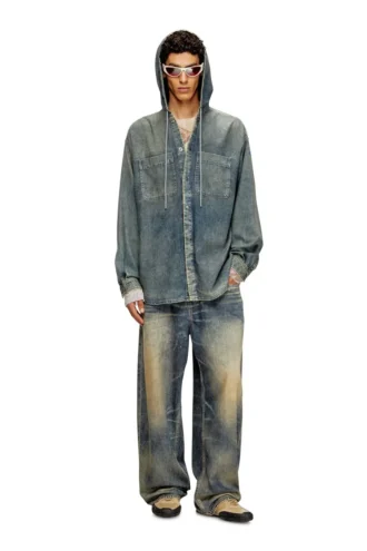 d-dewny-hood-s2 Cămașă oversize din denim marmorat