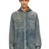 d-dewny-hood-s2 Cămașă oversize din denim marmorat