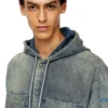 d-dewny-hood-s2 Cămașă oversize din denim marmorat