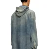 d-dewny-hood-s2 Cămașă oversize din denim marmorat
