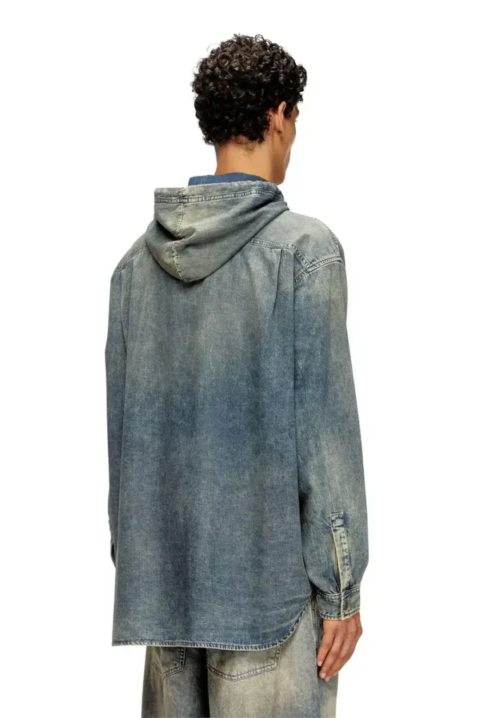 d-dewny-hood-s2 Cămașă oversize din denim marmorat