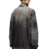 d-flow-s3 Top din denim cu guler înalt d-flow-s3 Top din denim cu guler înalt