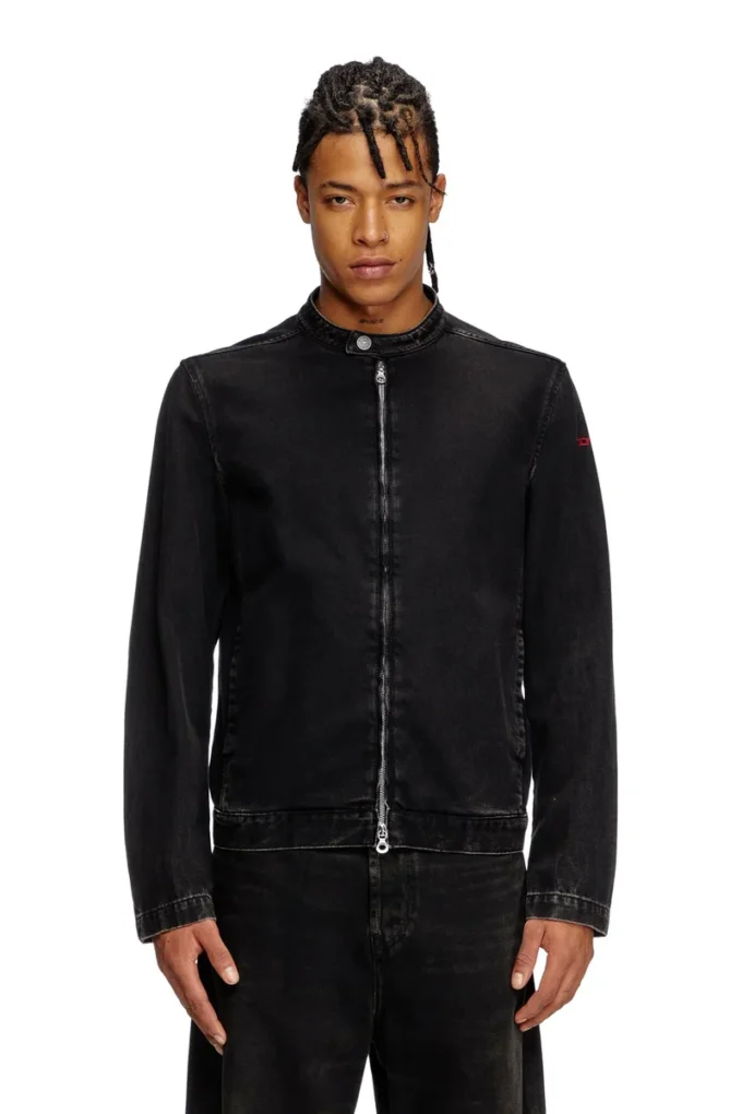 d-glory Jachetă moto din denim curat d-glory Jachetă moto din denim curat